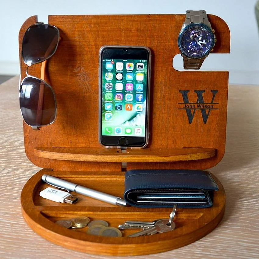 Kişiye Özel - Ahşap Wilson Aksesuar Standı