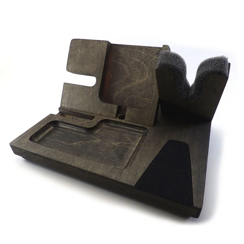 Kişiye Özel - Ahşap Silah Telefon ve Aksesuar Standı Bullet Tasarım