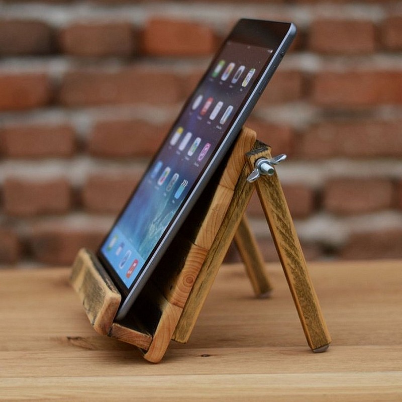 Kişiye Özel - Ahşap İpad ve Telefon Standı Particular Tasarım
