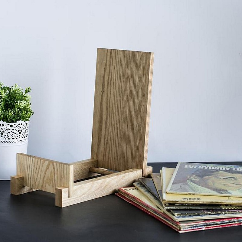 Kişiye Özel - Ahşap Plak Standı Record Tasarım