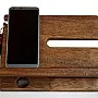 Kişiye Özel - Ahşap Sade Aksesuar ve Cep Telefonu Standı