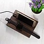 Kişiye Özel - Ahşap Telefon ve İwatch Standı