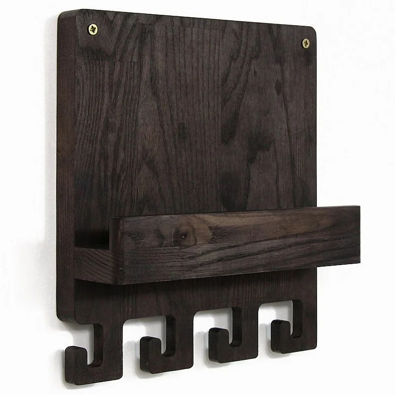 Kişiye Özel - Ahşap Kapı Yanı Anahtarlık Hook Tasarım