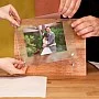 Kişiye Özel - Ahşap Masaüstü Çerceve Plastik Tasarımlı