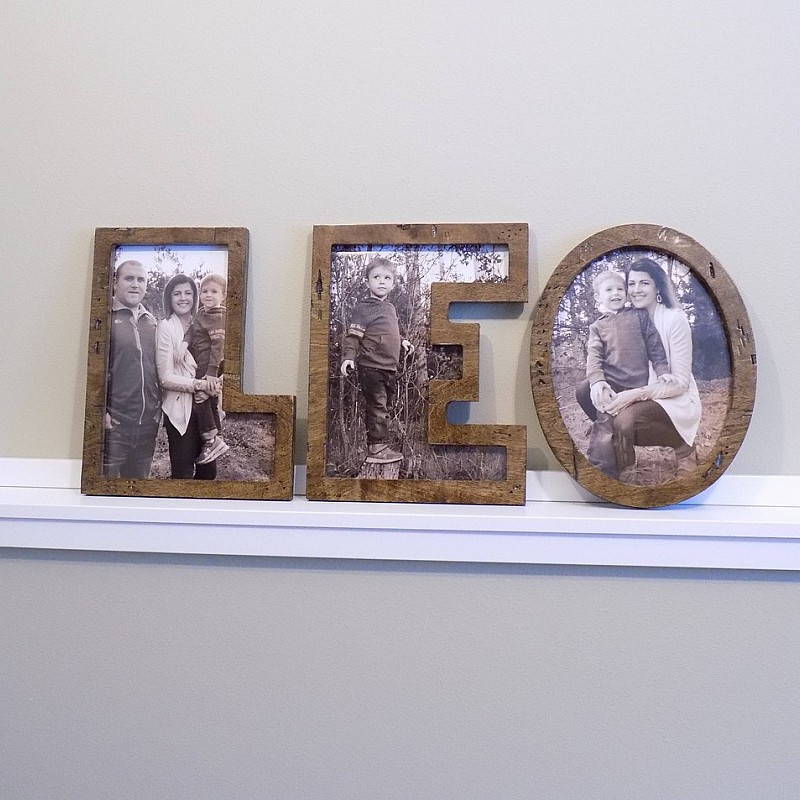 Kişiye Özel - Ahşap İsimli Her Harf Bir Çerçeve