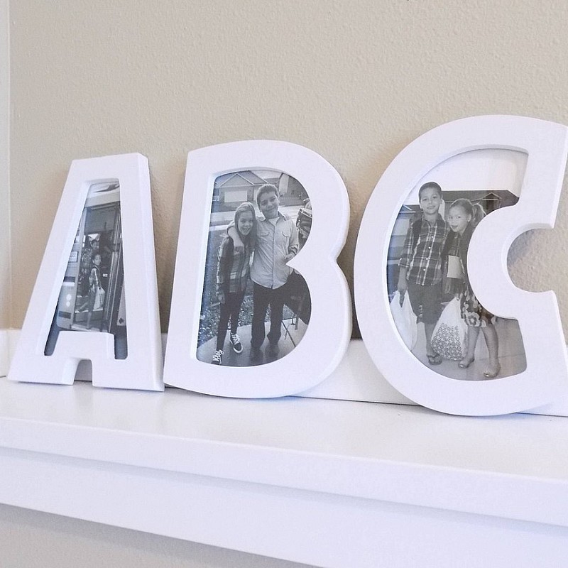 Kişiye Özel - Ahşap İsimli Her Harf Bir Çerçeve