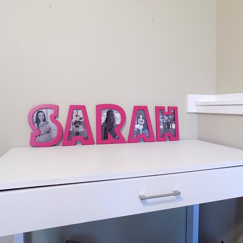 Kişiye Özel - Ahşap İsimli Her Harf Bir Çerçeve