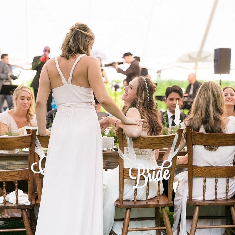 Kişiye Özel - Ahşap Özel Gün Sandalye Arkası İsimlik Düğün Nişan Nikah Doğum Günü