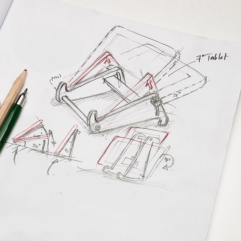 Kişiye Özel - Ahşap İpad Sehpası Werken Tasarım