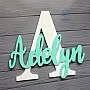 Kişiye Özel - Ahşap Tek Harf Üzerine İsimlik
