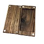 Kişiye Özel - Ahşap Kartvizitlik Mıknatıslı Kapaklı