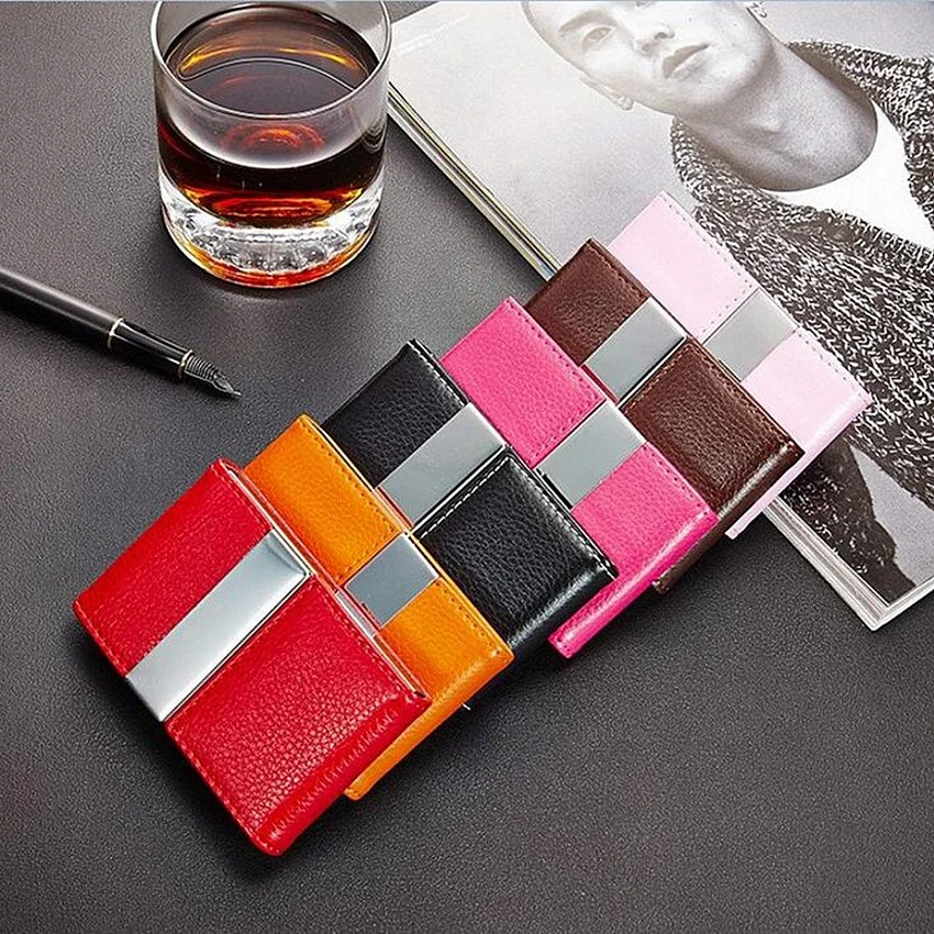 Kişiye Özel - Metal Çelik Kasa Çift Kapaklı Deri Kartvizitlik Kişiye Özel - Metal Çelik Kasa Çift Kapaklı Deri Kartvizitlik