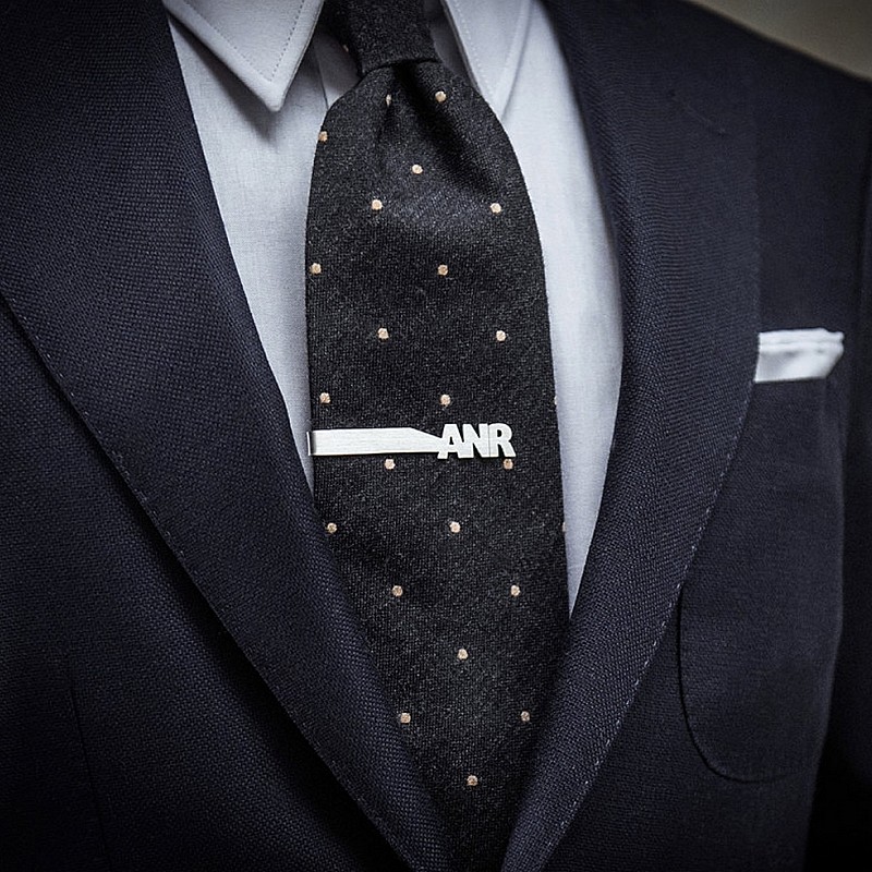 Kişiye Özel - Metal Kravat İğnesi İsim İşlemeli