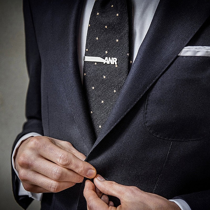 Kişiye Özel - Metal Kravat İğnesi İsim İşlemeli