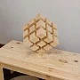 Kişiye Özel - Ahşap Tasarım Cubic Masaüstü Lamba