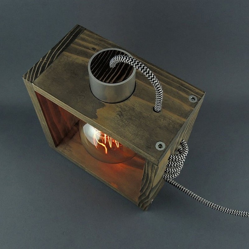 Kişiye Özel - Ahşap Tasarım Gigo Masaüstü Lamba