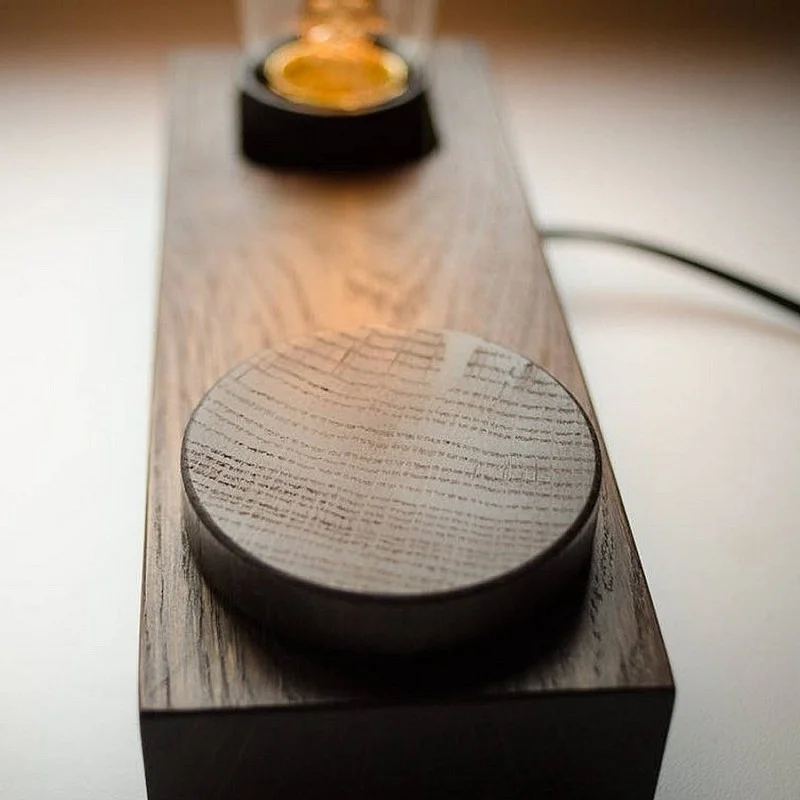 Kişiye Özel - Ahşap Tasarım Desk Masaüstü Lamba