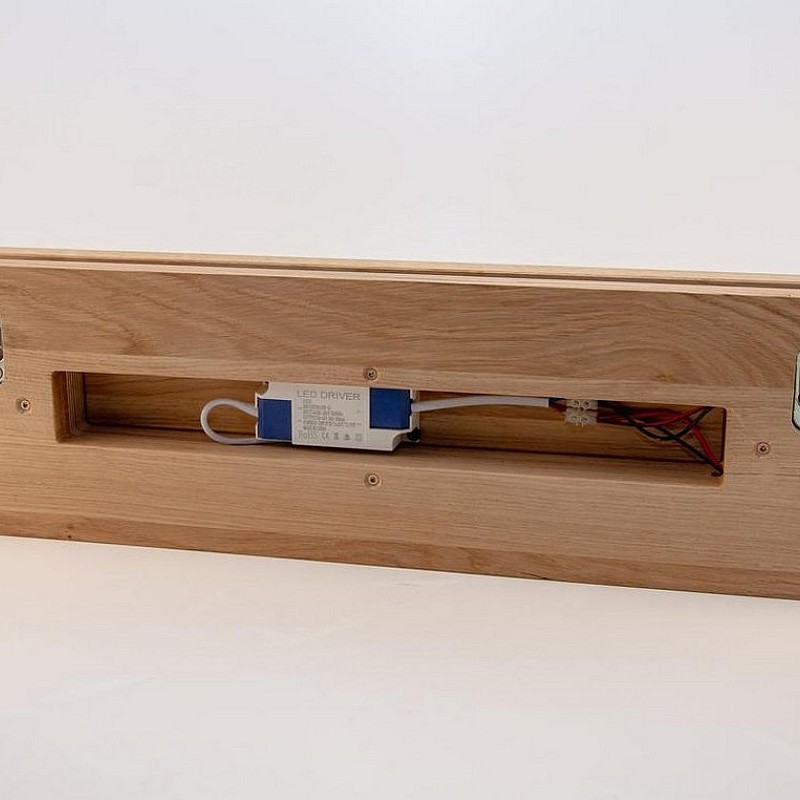 Kişiye Özel - Ahşap Duvar Üstü Led Modern Lamba