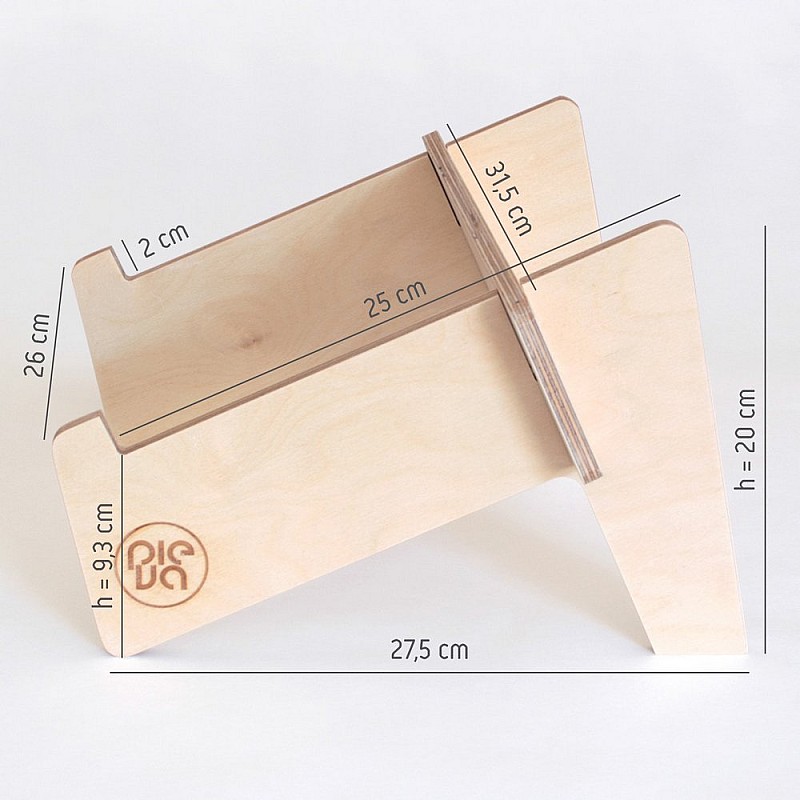 Kişiye Özel - Ahşap Laptop Sehpası Piave Modeli