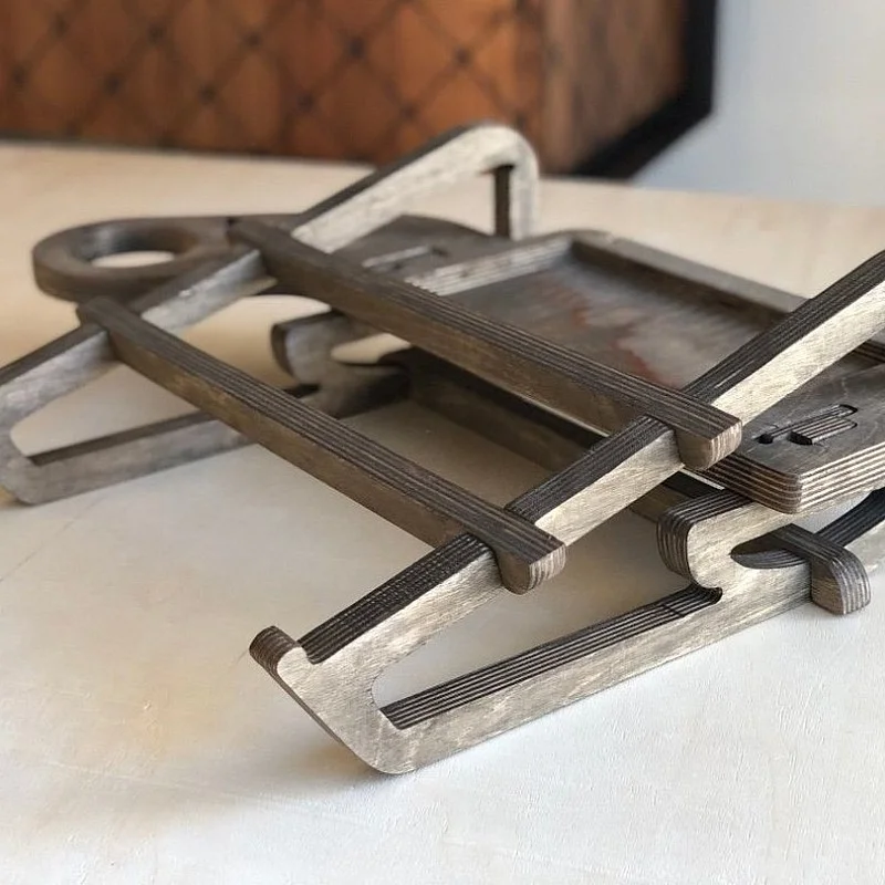 Kişiye Özel - Ahşap Full Tunçkol Design Laptop Sehpası