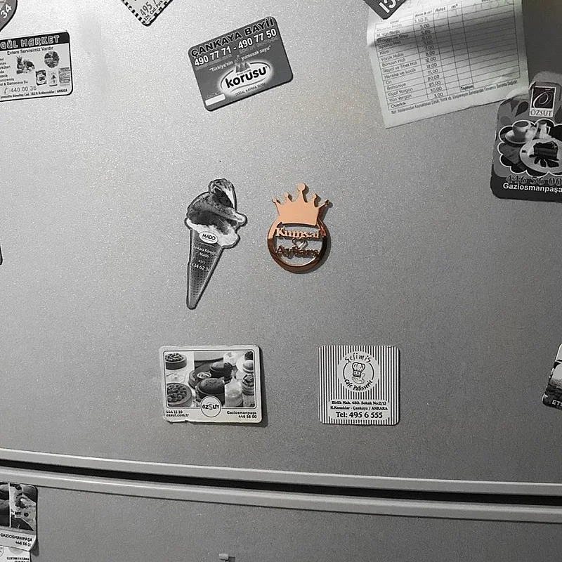 Kişiye Özel - Metal Buzdolabı Magneti Kral Taç