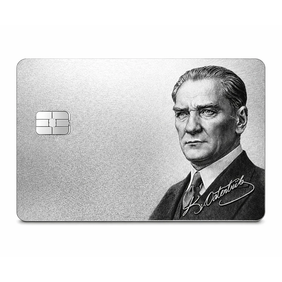 Metal Kredi Kartı - 925K Gerçek Gümüş Kaplama