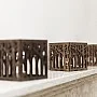 Kişiye Özel - Ahşap Mumluk Hardwood Tasarım