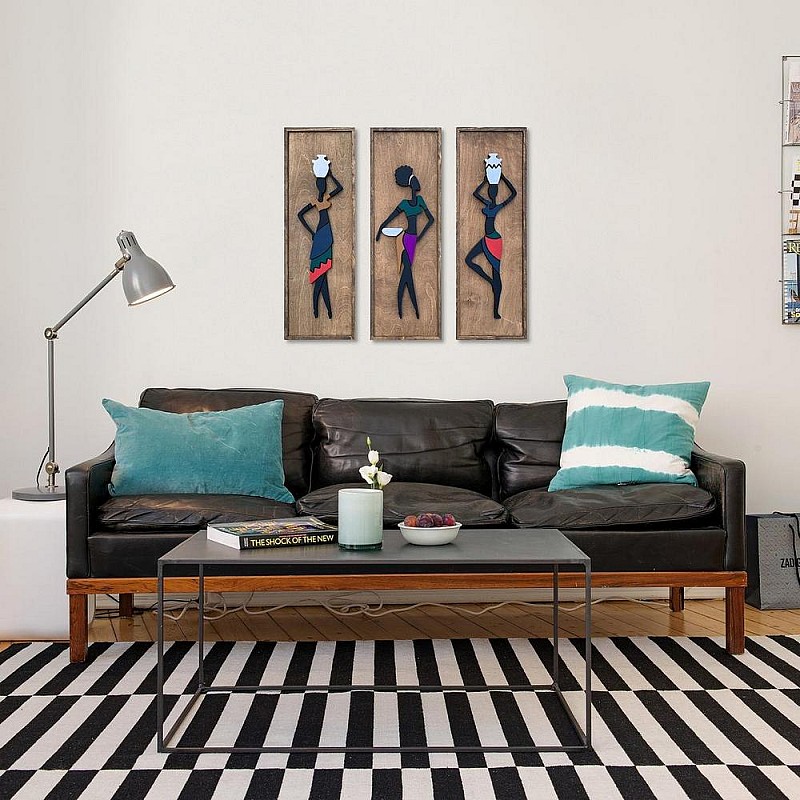 Kişiye Özel - Ahşap Tablo Tasarım Afrika Serisi