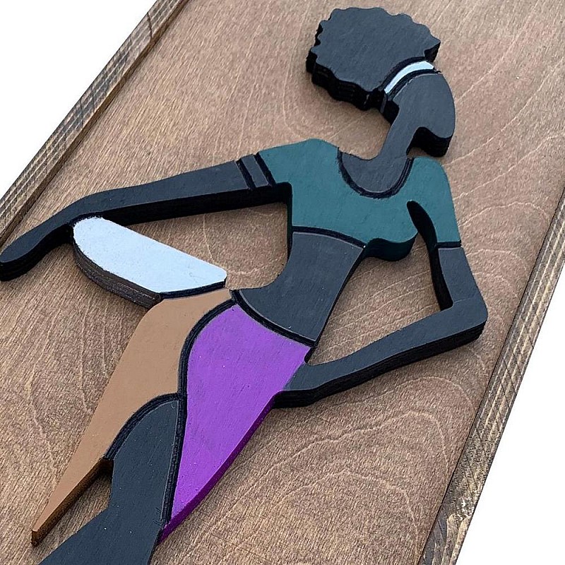 Kişiye Özel - Ahşap Tablo Tasarım Afrika Serisi