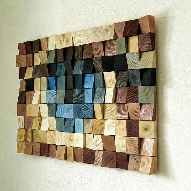 Kişiye Özel - Ahşap Kahverengi Mavi Bordonun Rengi Tablo Kişiye Özel - Ahşap Kahverengi Mavi Bordonun Rengi Tablo