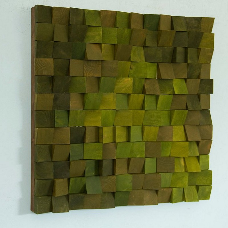 Kişiye Özel - Ahşap Yeşilin Rengi Tablo