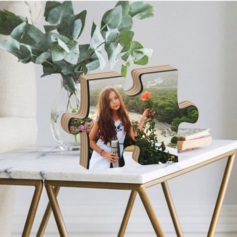 Kişiye Özel - Ahşap Puzzle Masaüstü Resimlik