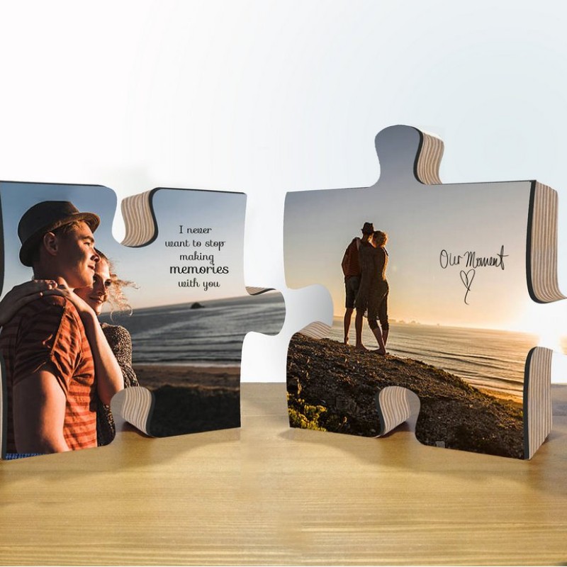 Kişiye Özel - Ahşap Puzzle Masaüstü Resimlik