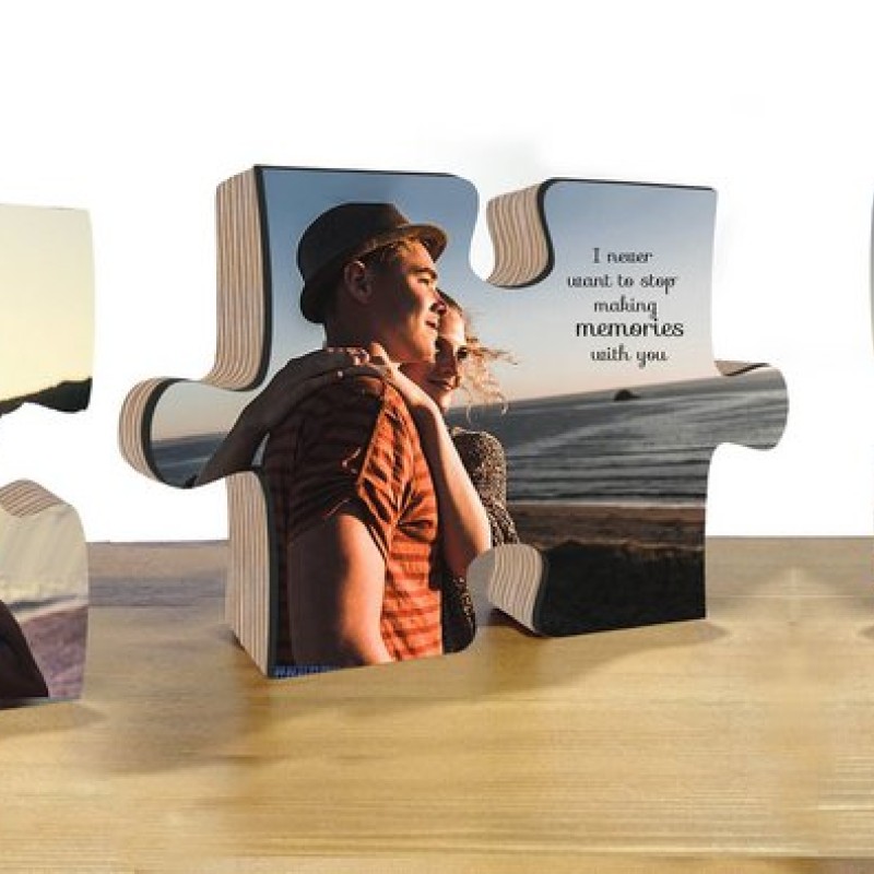 Kişiye Özel - Ahşap Puzzle Masaüstü Resimlik