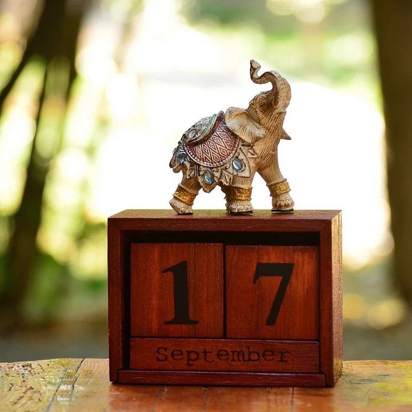 Kişiye Özel - Ahşap Sonsuz Takvim