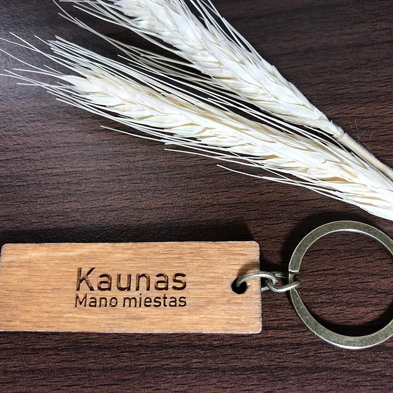 Kişiye Özel - Ahşap Köpek Kordinat Adres Tasma Madolyonu