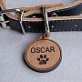Kişiye Özel - Ahşap Kedi köpek Tasma Kimlik