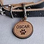 Kişiye Özel - Ahşap Kedi köpek Tasma Kimlik
