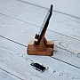 Kişiye Özel - Ahşap Masaüstü Telefon Standı