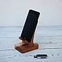 Kişiye Özel - Ahşap Masaüstü Telefon Standı
