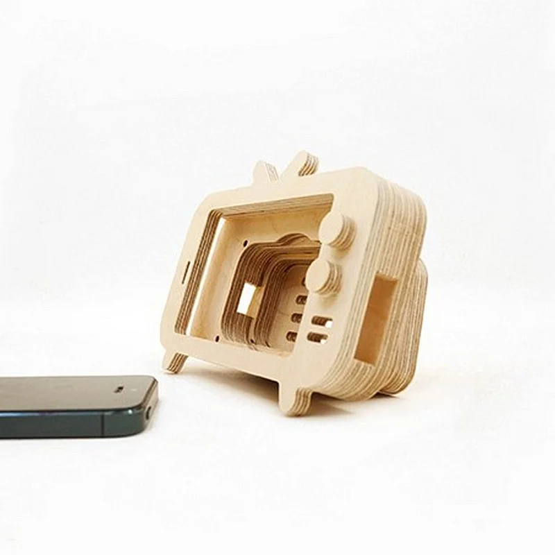 Kişiye Özel - Ahşap Cep Telefonu Tv Kasası