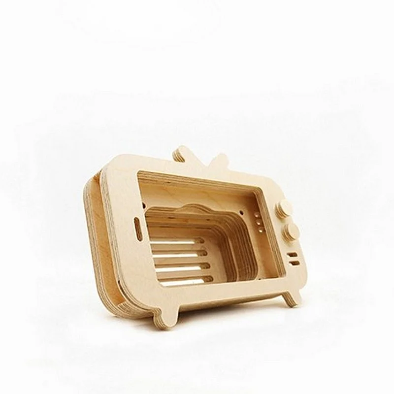 Kişiye Özel - Ahşap Cep Telefonu Tv Kasası