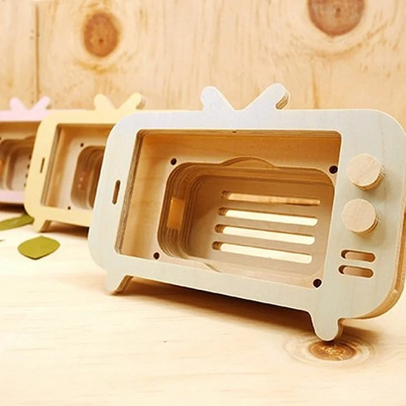 Kişiye Özel - Ahşap Cep Telefonu Tv Kasası