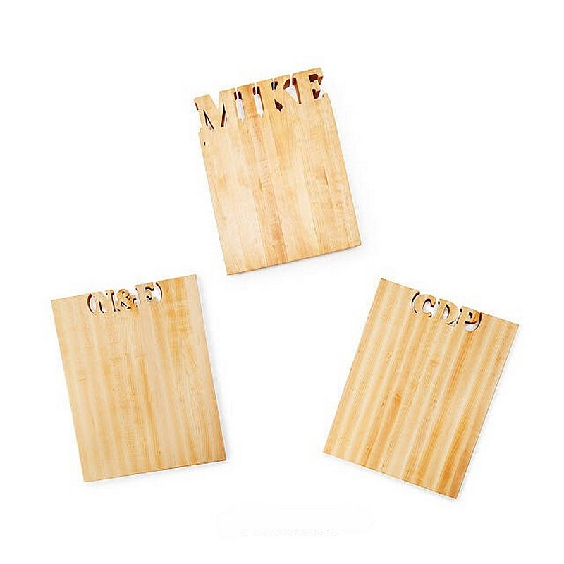 Kişiye Özel - Ahşap Dikdörtgen Mutfak Sebze Meyve Kesme ve Servis Tahtası