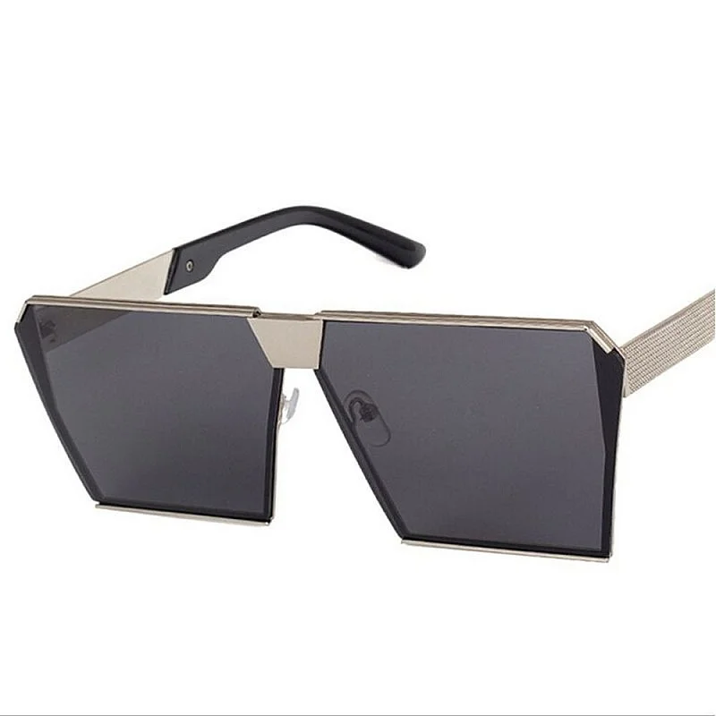 Tunçkol Gözlük - Güneş Gözlüğü Peekaboo Siyah Cam Silver Çerçeve Unisex Tunçkol Gözlük - Güneş Gözlüğü Peekaboo Siyah Cam Silver Çerçeve Unisex