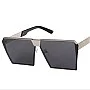 Tunçkol Gözlük - Güneş Gözlüğü Peekaboo Siyah Cam Silver Çerçeve Unisex Tunçkol Gözlük - Güneş Gözlüğü Peekaboo Siyah Cam Silver Çerçeve Unisex