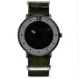 Cool Watch Saat - Siyah Kasa - Yeşil Kordon Cool Fashion Unisex