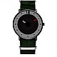 Cool Watch Saat - Siyah Kasa - Haki Yeşil Kordon Cool Fashion Unisex