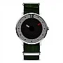 Cool Watch Saat - Silver Kasa - Haki Yeşil Kordon Cool Unisex