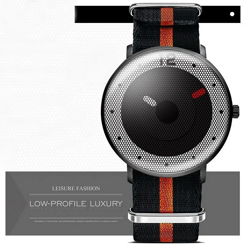 Cool Watch Saat - Siyah Kasa - Siyah Turuncu Şerit Kordon Cool Fashion Unisex Cool Watch Saat - Siyah Kasa - Siyah Turuncu Şerit Kordon Cool Fashion Unisex